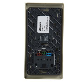  KIT USB/2P+T ALU SEMI-ENC CELI 