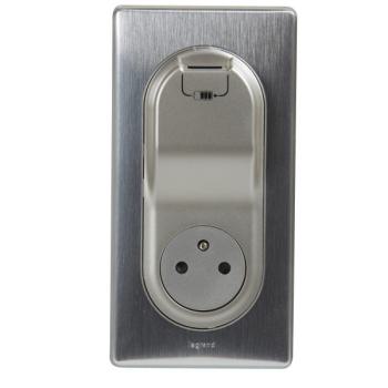  KIT USB/2P+T ALU SEMI-ENC CELI 
