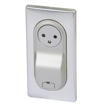  KIT USB/2P+T ALU SEMI-ENC CELI 