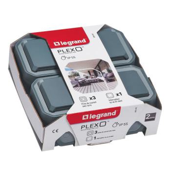  PLEXO 1VV+ 3X2P+T GRIS SAILLIE 