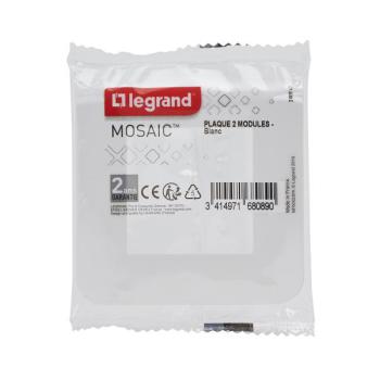  PLAQUE 2 MOD BLANC 