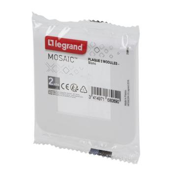  PLAQUE 2 MOD BLANC 