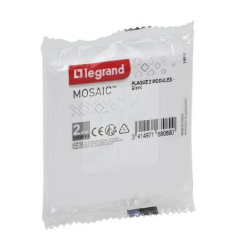 PLAQUE 2 MOD BLANC 
