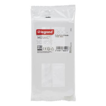  PLAQUE 2X2 MOD V BLANC 