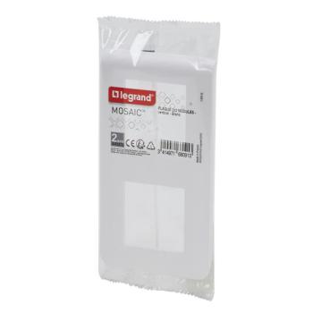  PLAQUE 2X2 MOD V BLANC 