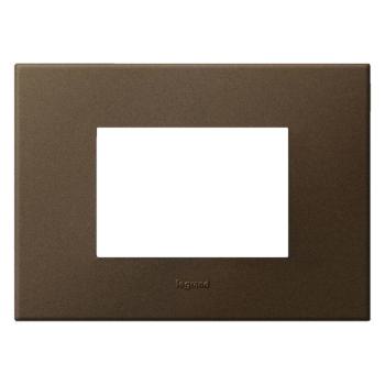  3 MOD PLAQ SQ DARK BRONZE 