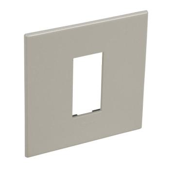  1 MOD 1G PLAQ SQ CHAMPAGNE 