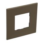  2 MOD 1G PLAQ SQ DARK BRONZE 