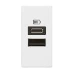  CHARG 1M 2USB A+C 15W BL 