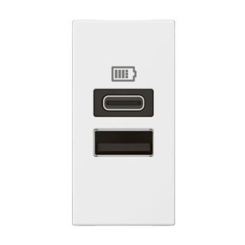  CHARG 1M 2USB A+C 15W BL 