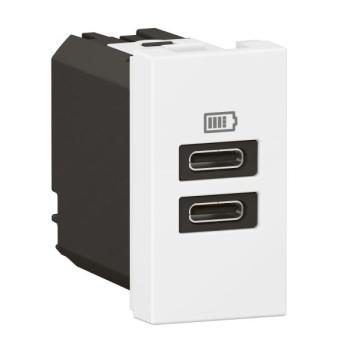  CHARG 1M 2USB C+C 15W BL 