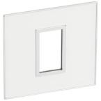  PLATE 1 SQ MOD SCH MI WHITE 