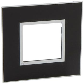  PLATE 2 SQ MOD F-G MI BLACK 