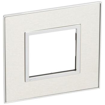  PLATE 2 SQ MOD F-G STAINESS ST 