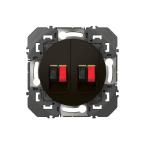  PRISE HT PARLEUR DOUBLE NOIR 