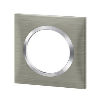  PLAQUE 1P STYLE INOX BROSSE 