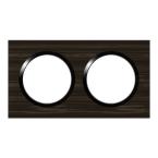  PLAQUE 2P STYLE BOIS EBENE 