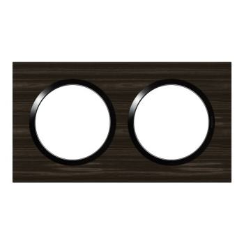  PLAQUE 2P STYLE BOIS EBENE 