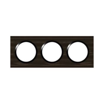  PLAQUE 3P STYLE BOIS EBENE 