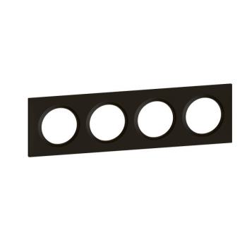  PLAQUE 4P NOIR VELOURS 