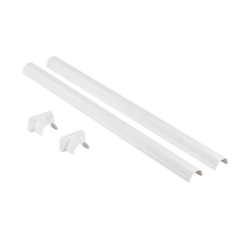  KIT FINITION PERCHE PVC BLANC 