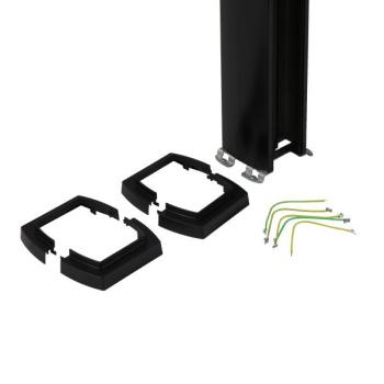 COLONNE 2CPTS CV80 3,92M NOIR 