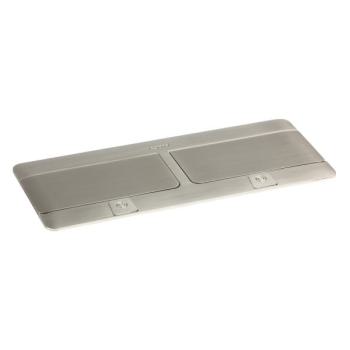  POPUP INOX 1PC+2RJ45+1VGA+JCK 