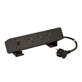  ON DESK 3PC FB USB A+C CORDON 
