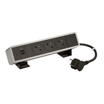 ON DESK 3PC FB USB C+C CORDON 