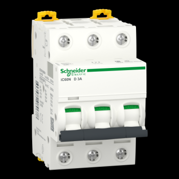  Acti9 iC60N disj 3P 3A crbe D 