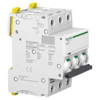  Acti9 iC60N disj 3P 40A crbe D 