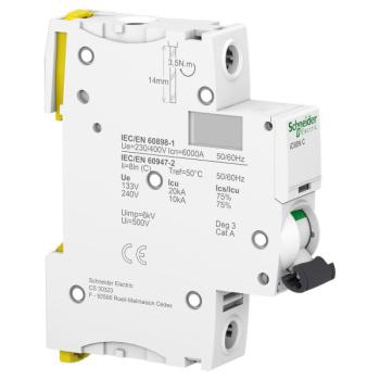  Acti9 iC60N disj 1P 63A crbe C 