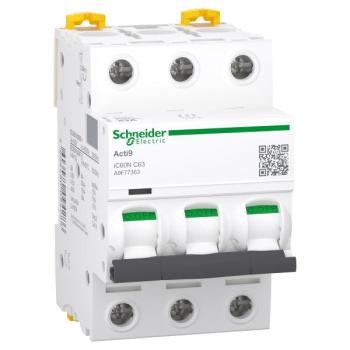  Acti9 iC60N disj 3P 63A crbe C 