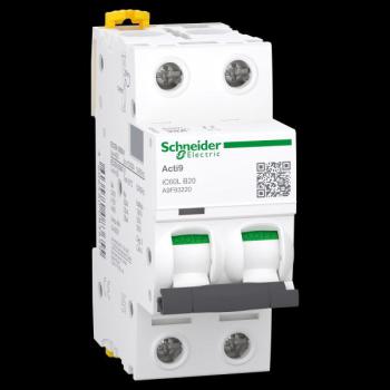  Acti9 iC60L disj 2P 20A crbe B 