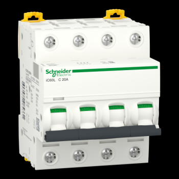  Acti9 iC60L disj 4P 20A crbe C 