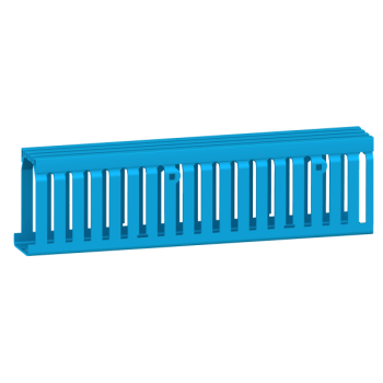  Goulotte perforee bleu 55x60mm 