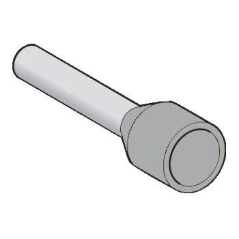  Embout moyen 0,75mm gris DIN 