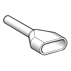  Embout D moyen 0,5mm blanc NF 
