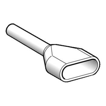  Embout D moyen 0,5mm blanc NF 