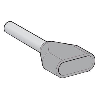  Embout D moyen 2,5mm gris NF 