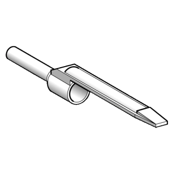  Embout E moyen 0,5mm blanc NF 