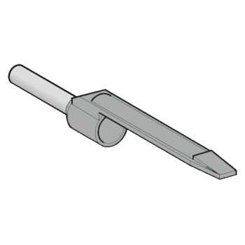  Embout E moyen 0,75mm grisDIN 