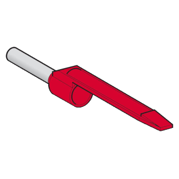  Embout E moyen 1mm rouge DIN 