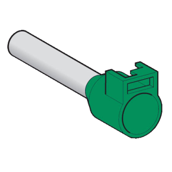  Embout E long 6mm vert NF 