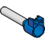  Embout E moyen 16mm bleu DIN 