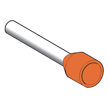  Embout long 4mm orange NF 