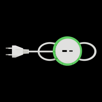  Bloc prise XS 2 USB A+C - Bl 