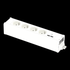  Module M 4PC+USB A+C - Blanc 