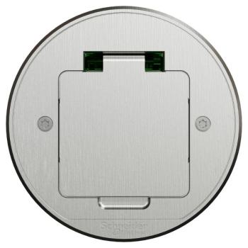  Prise sol equip ronde mtal 