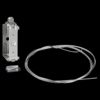  Etrier univ.et cable acier 3 m 